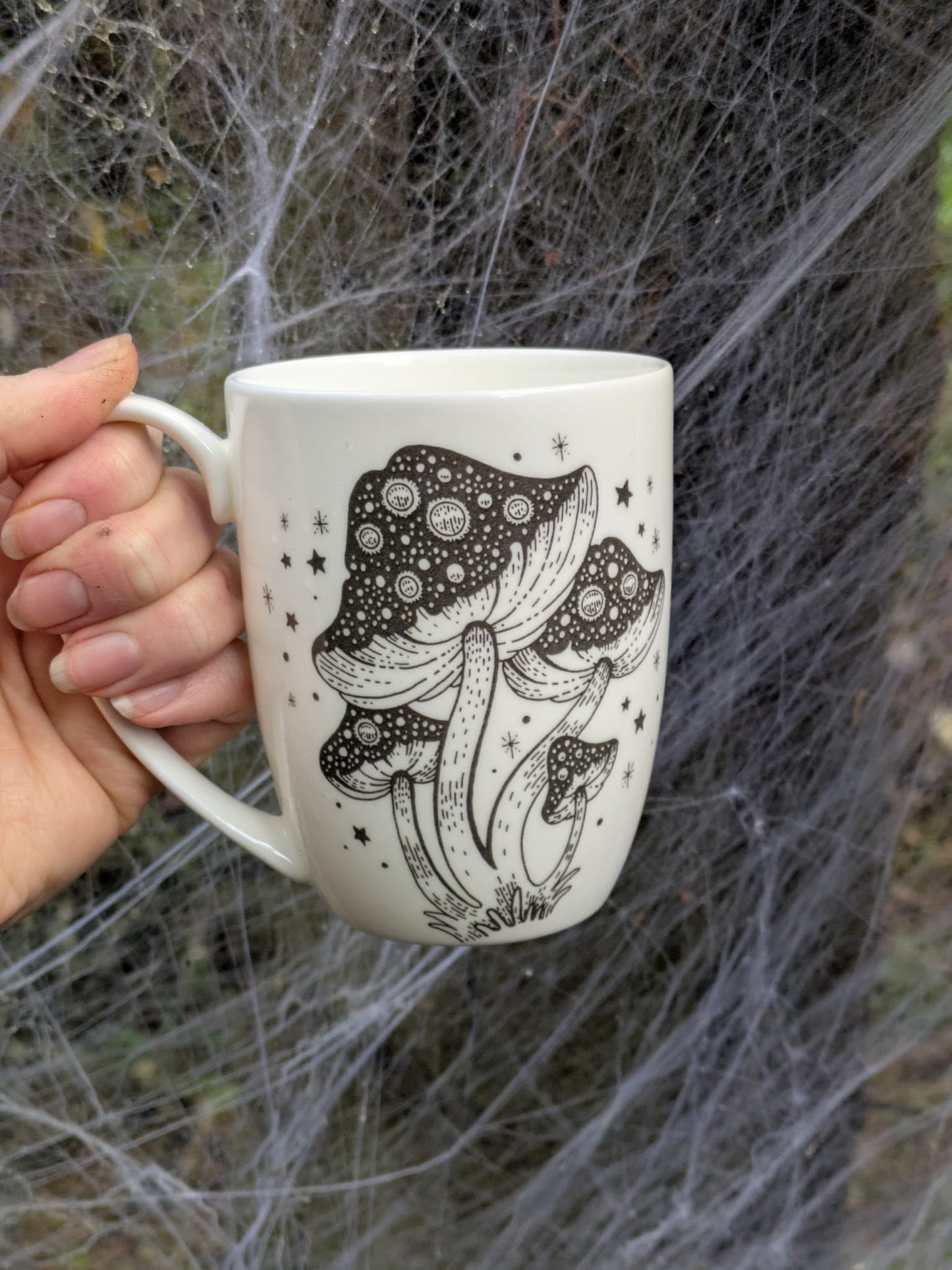 Mystic Mushroom Bone China/Stoneware Mug