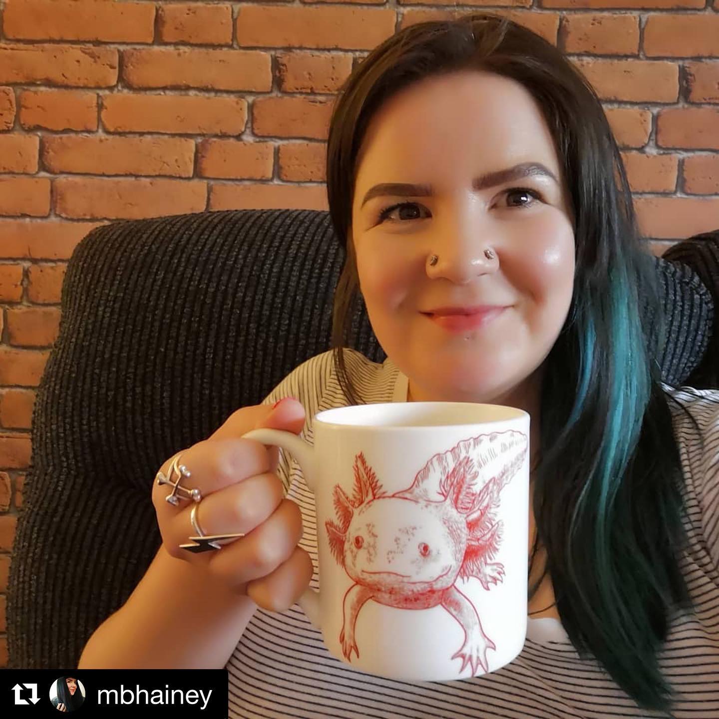 Axolotl Bone China/Stoneware Mug