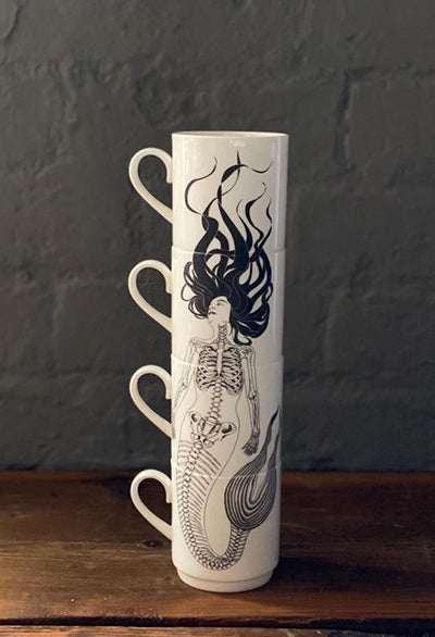 Mermaid Stacking Mug Set