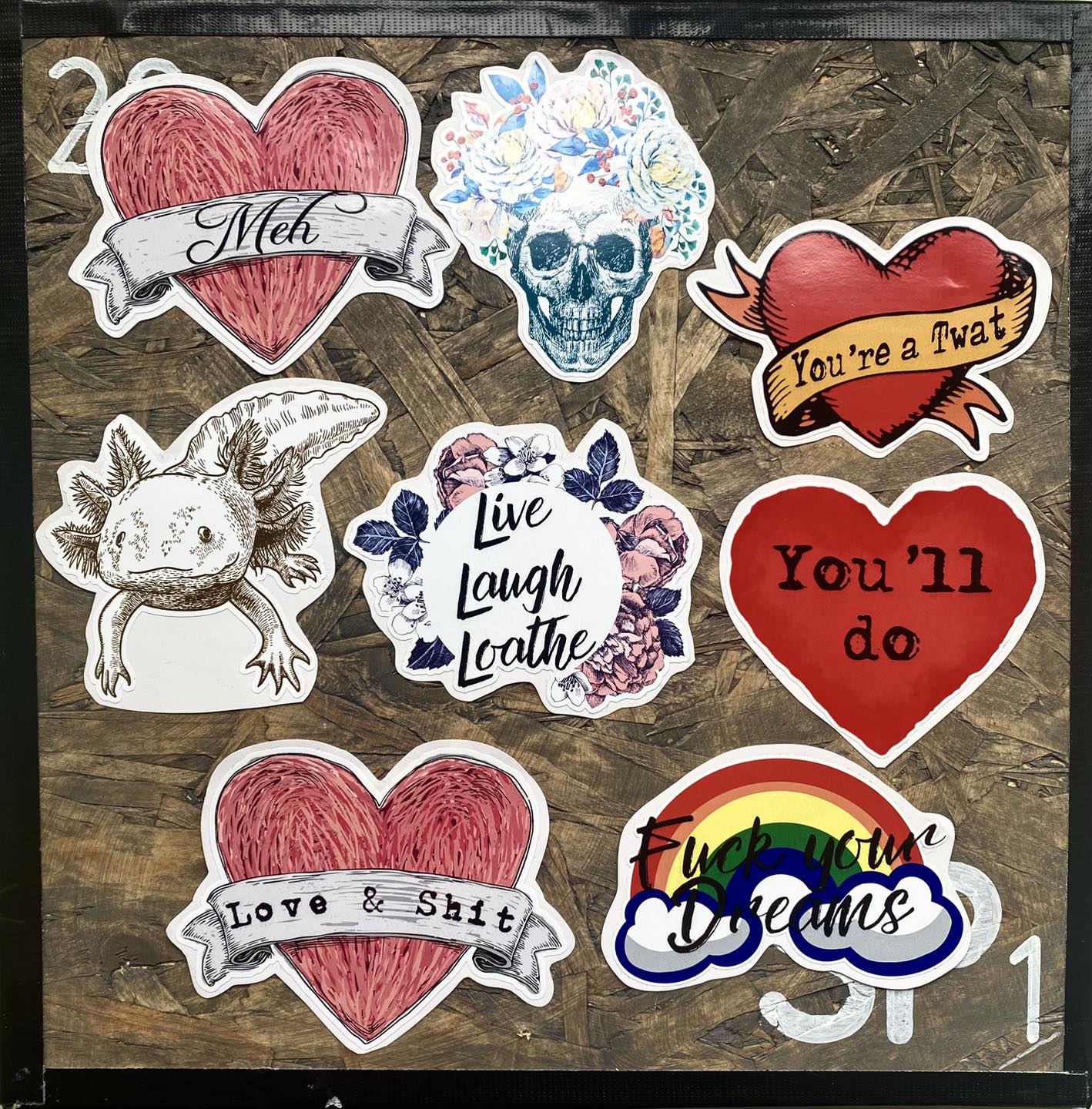 Vinyl Stickers 5cm £1 each or 6 for £5