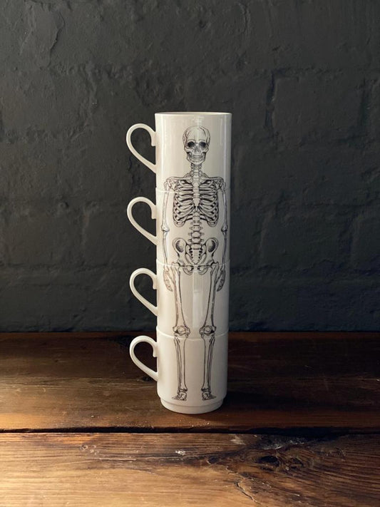 Skeleton Stacking Mug Set