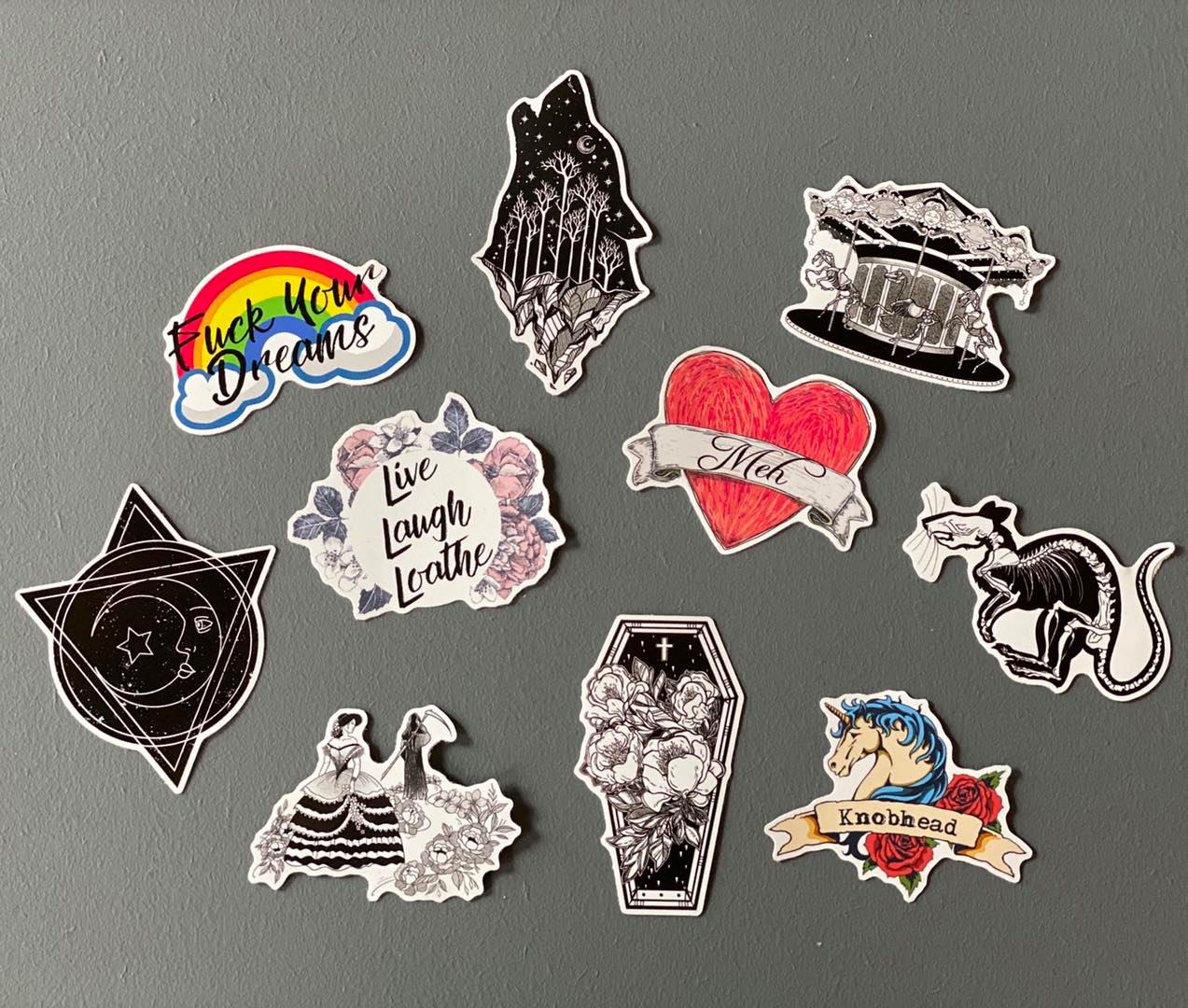 Vinyl Stickers 5cm £1 each or 6 for £5