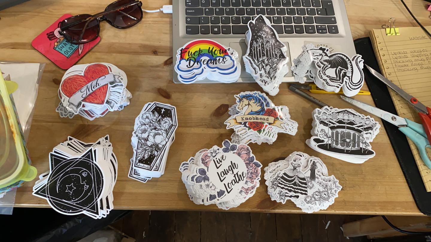 Vinyl Stickers 10cm 3 for £5