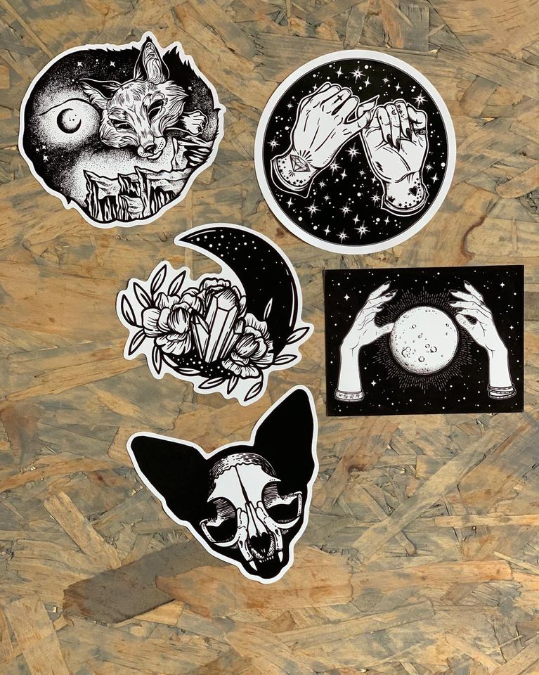 Vinyl Stickers 10cm 3 for £5