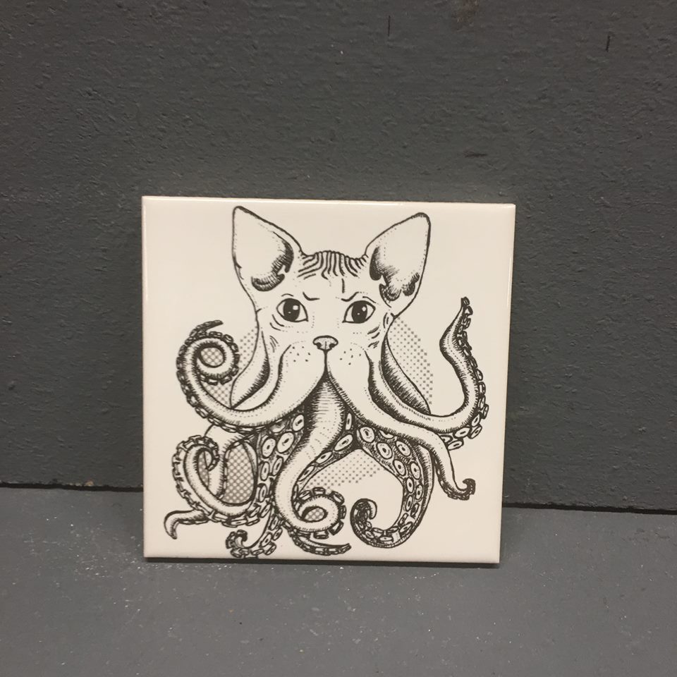 10cm Square Tile