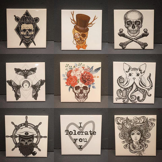 10cm Square Tile