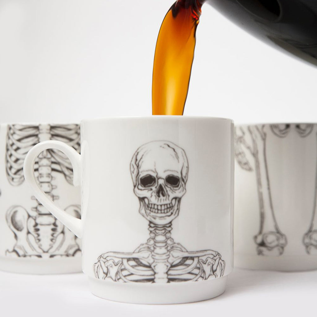 Skeleton Stacking Mug Set