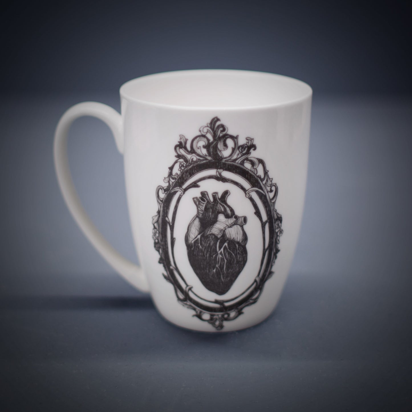 Anatomical Heart Bone China/Stoneware Mug