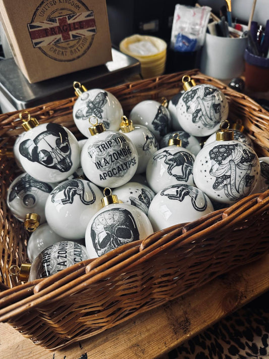 Bone China Baubles