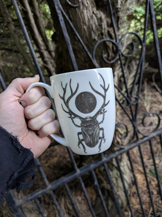 Beetle Moon Bone China/Stoneware Mug