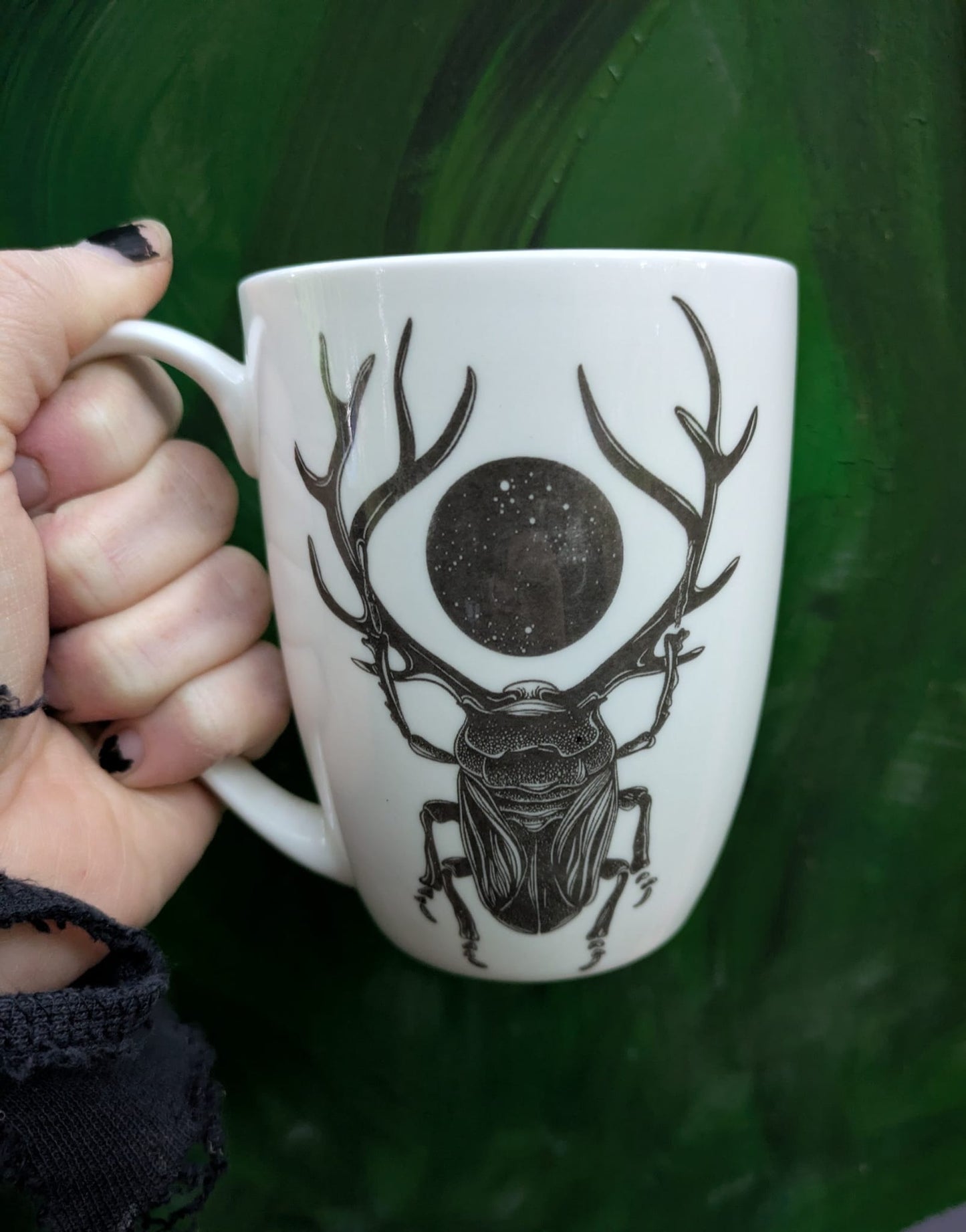 Beetle Moon Bone China/Stoneware Mug