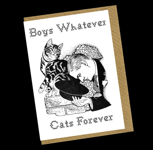 Boys Whatever Greetings Card