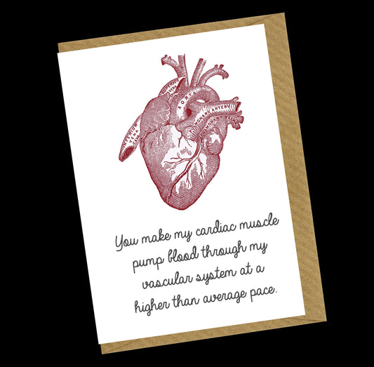 Cardiac Greetings Card