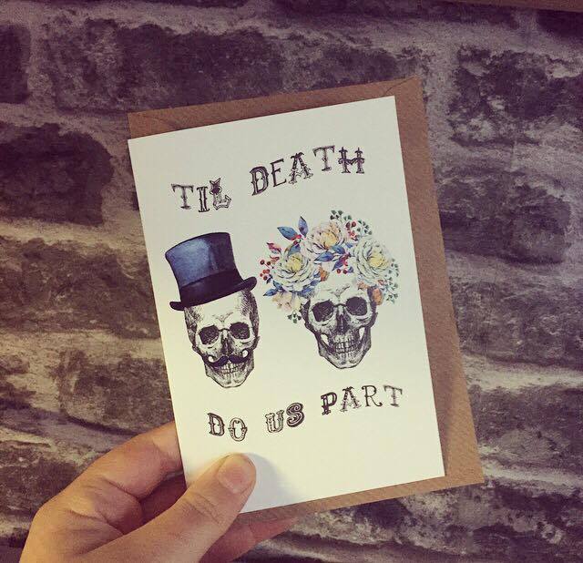 Til Death Greetings Card