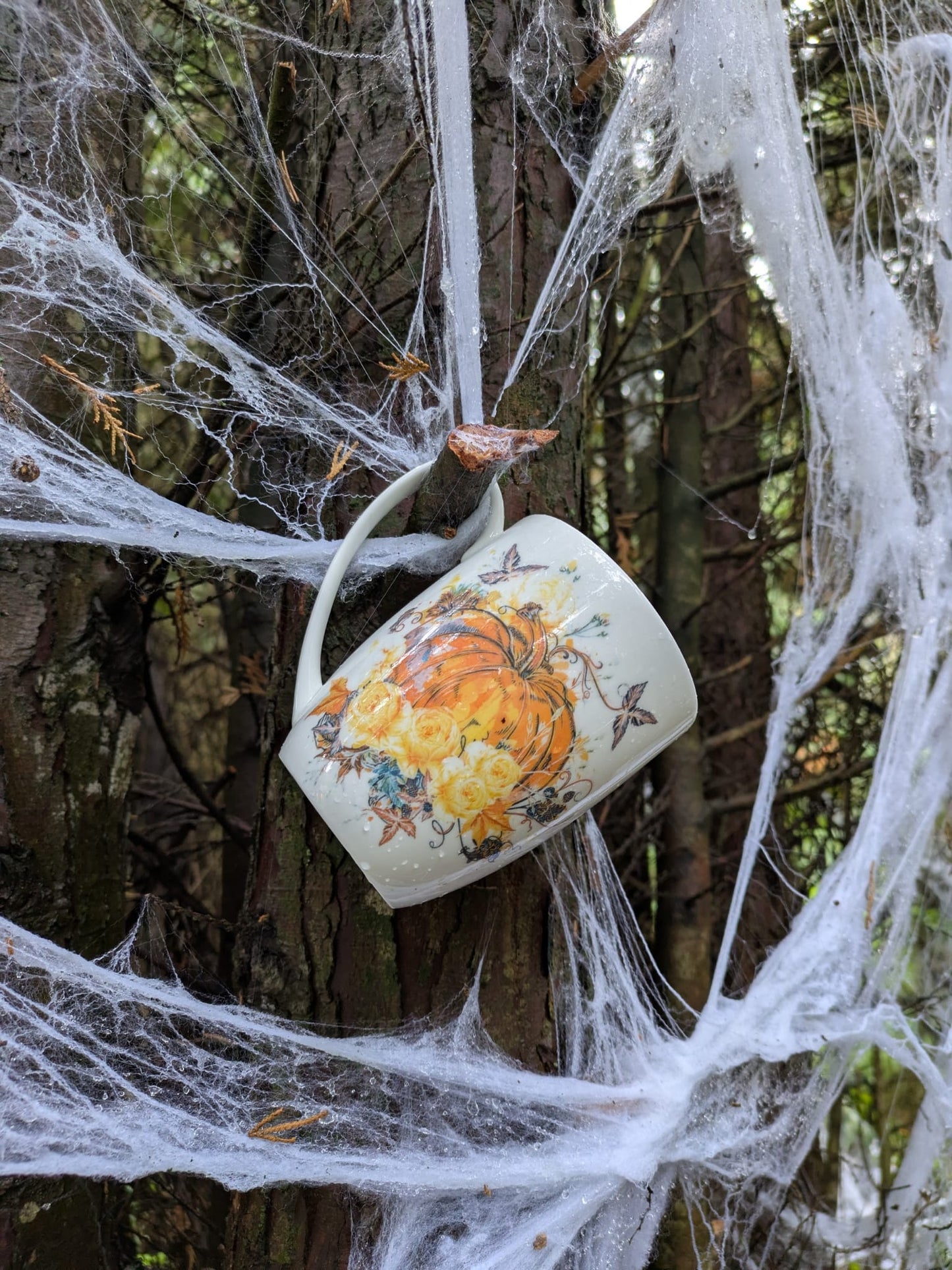 Harvest Pumpkin Bone China/Stoneware Mug