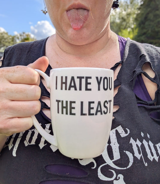 I Hate You The Least Bone China/Stoneware Mug
