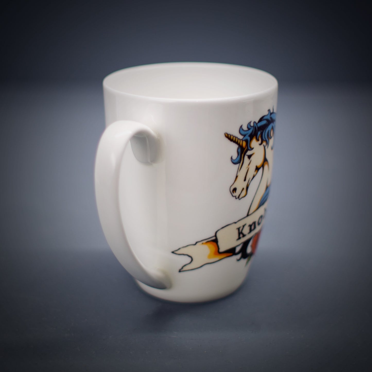 Knobhead Unicorn Bone China/Stoneware Mug