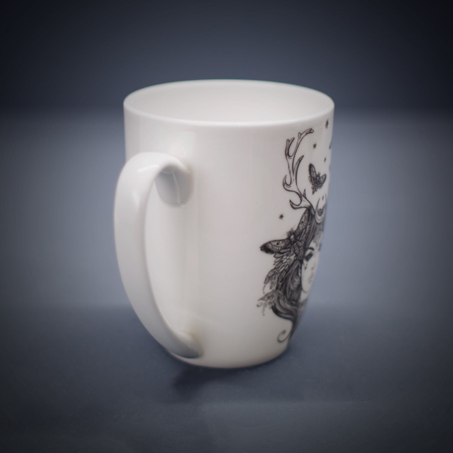 Moth Lady Bone China/Stoneware Mug