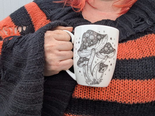Mystic Mushroom Bone China/Stoneware Mug