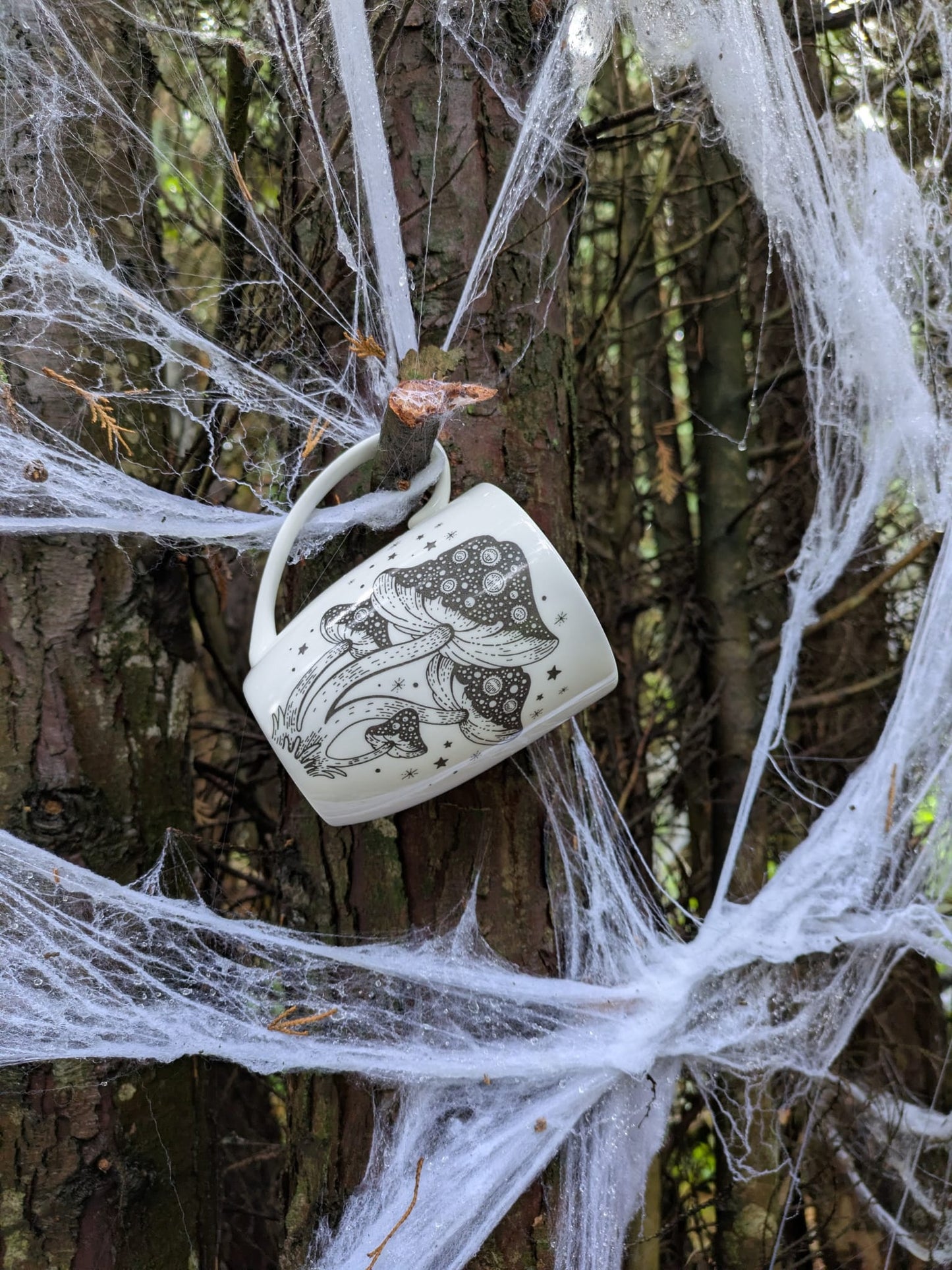 Mystic Mushroom Bone China/Stoneware Mug