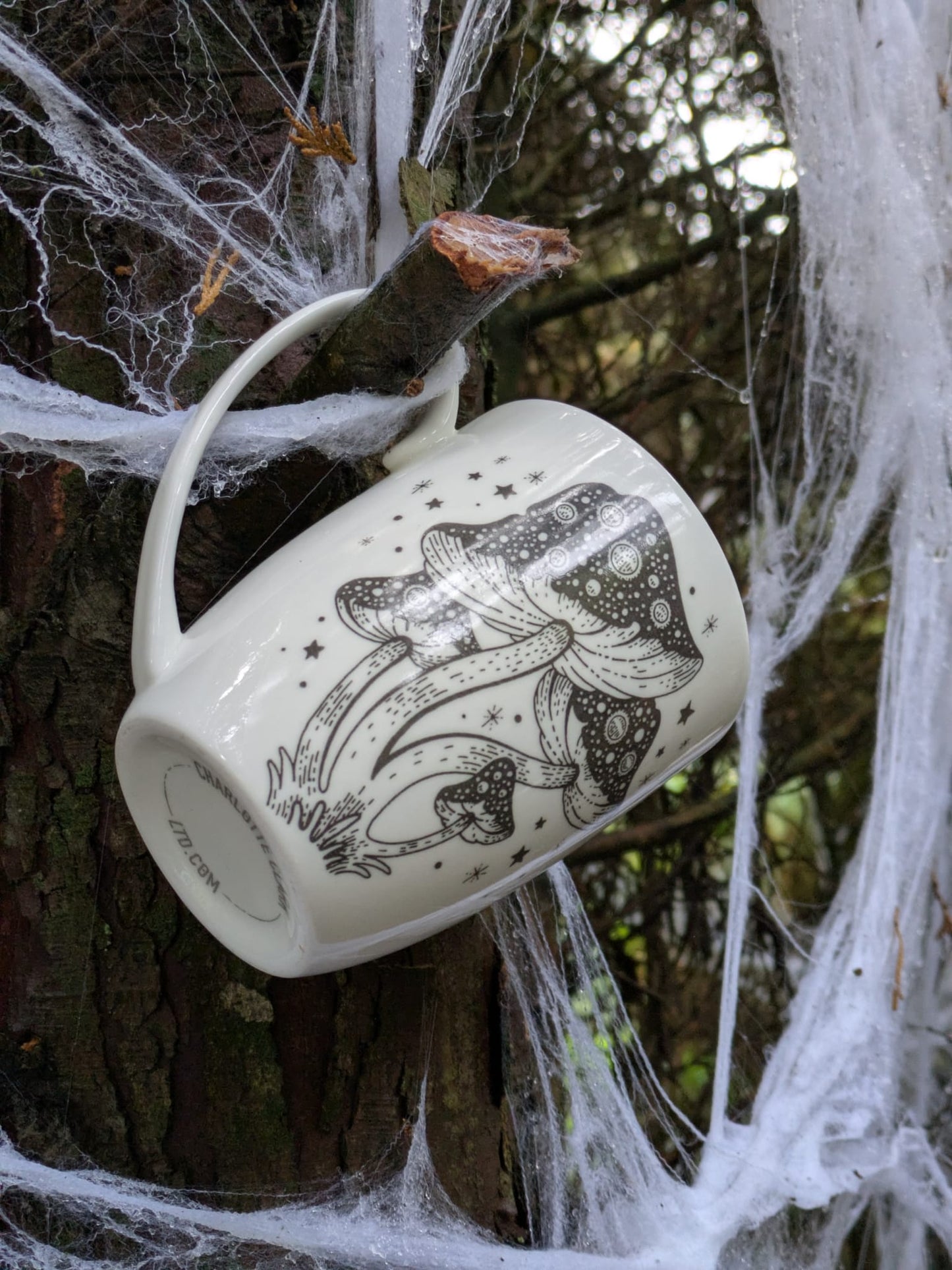 Mystic Mushroom Bone China/Stoneware Mug
