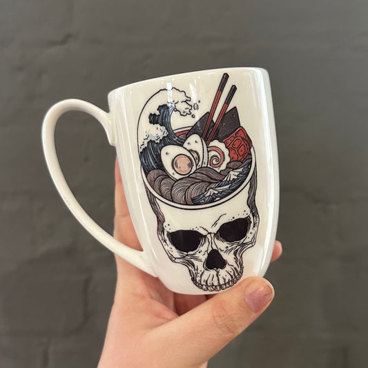 Ramen Skull Bone China/Stoneware Mug