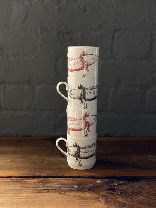 Axolotl Stacking Mug Set