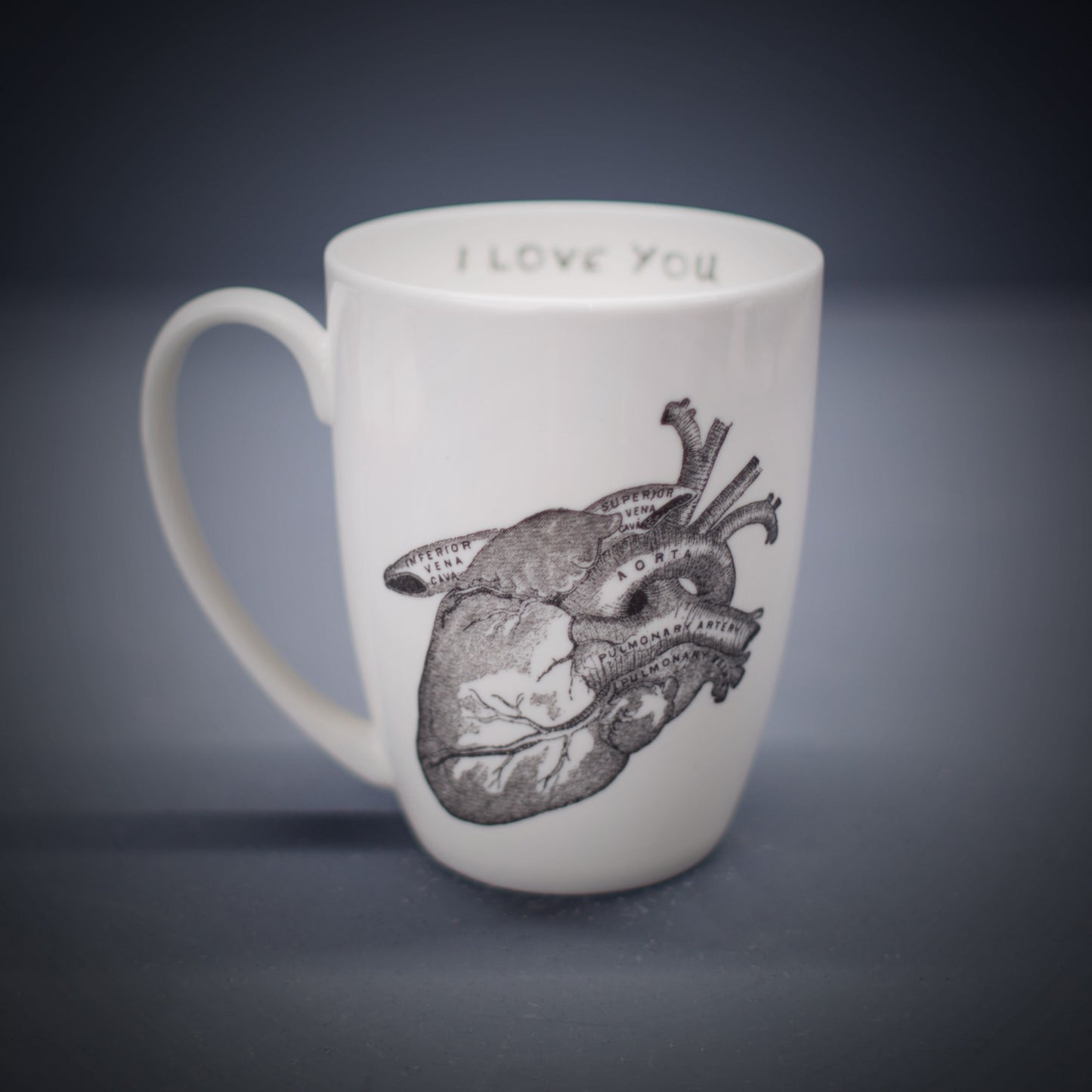 I Love You With All My Heart Bone China/Stoneware Mug