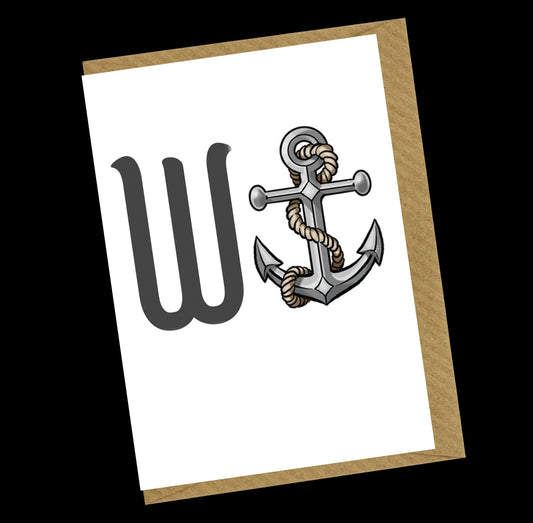 Wanchor Greetings Card