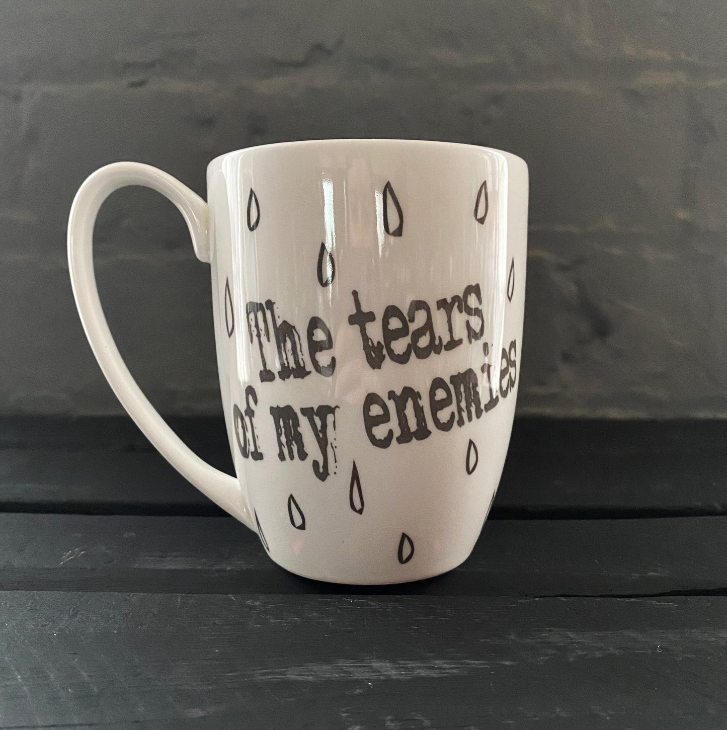 Tears of My Enemies Bone China/Stoneware Mug