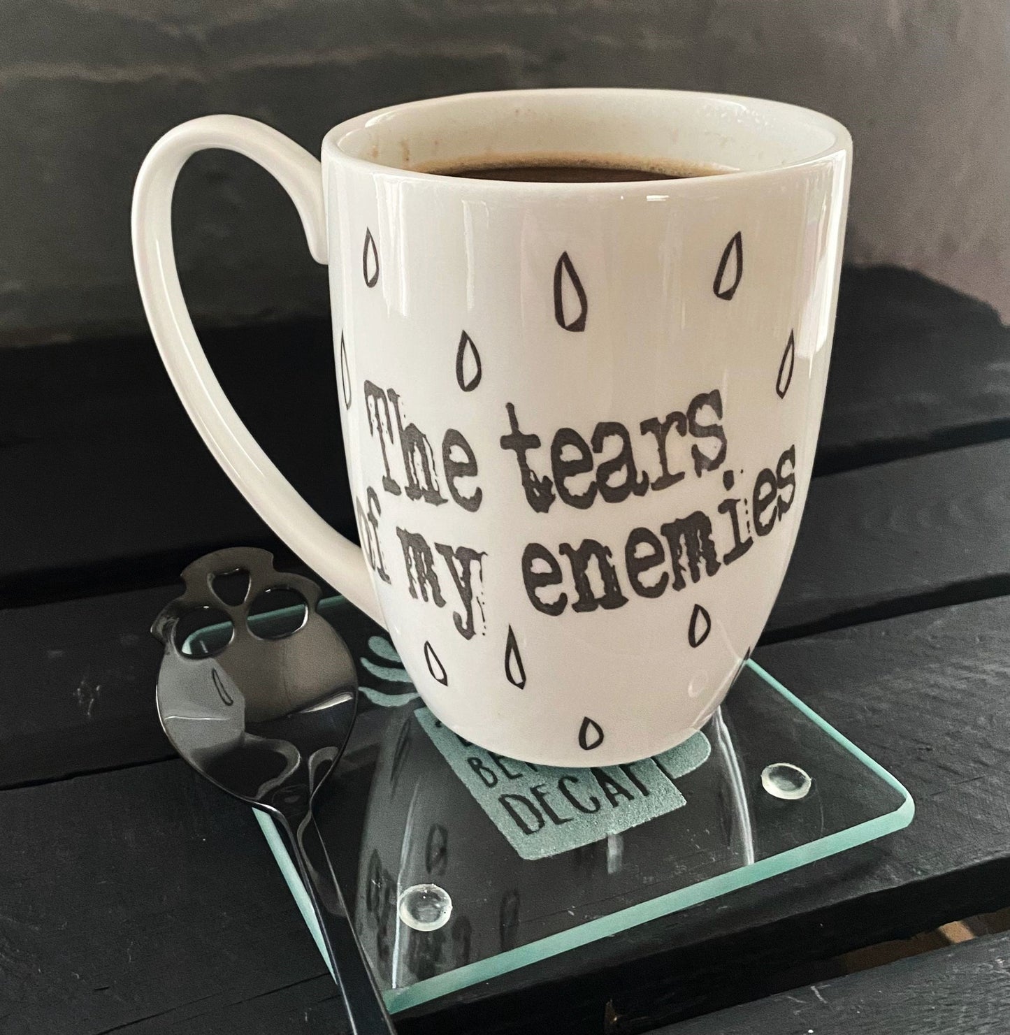 Tears of My Enemies Bone China/Stoneware Mug