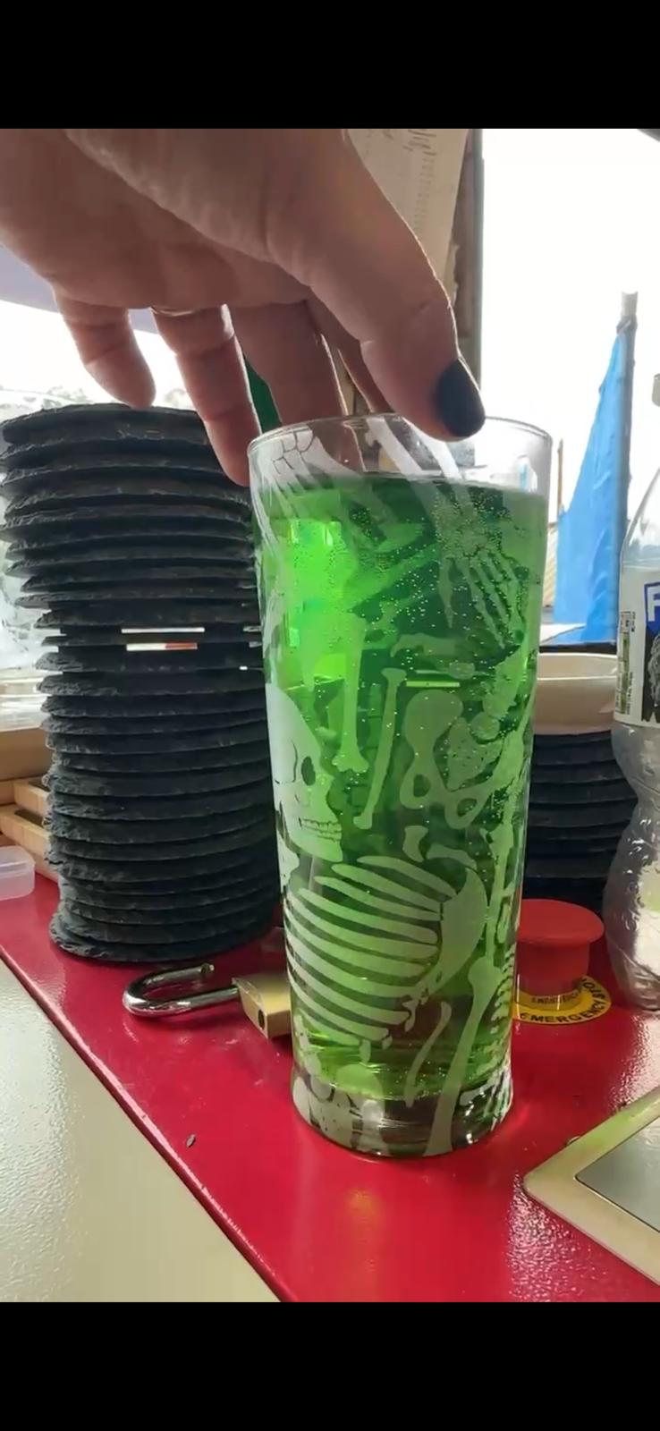 Gelatinous Laser Engraved Pint Glass