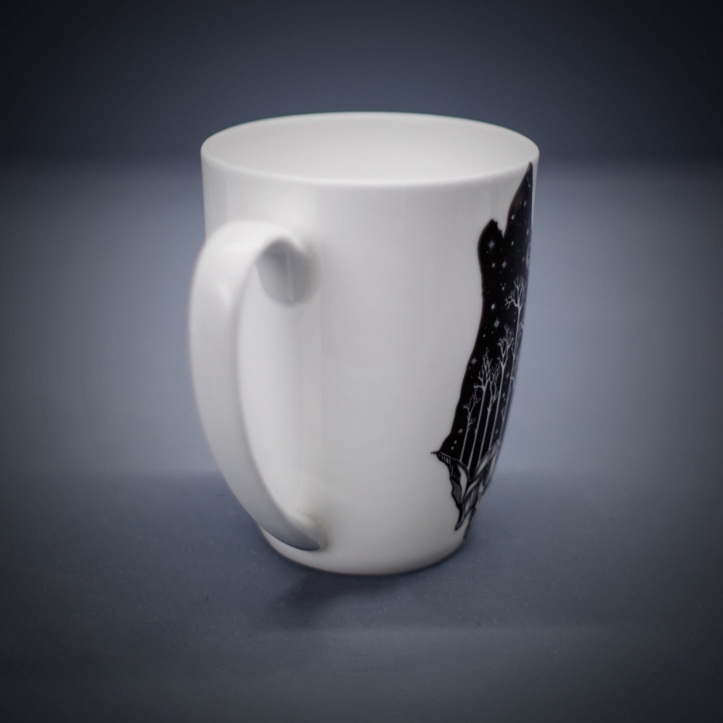 Howling Wolf Bone China/Stoneware Mug