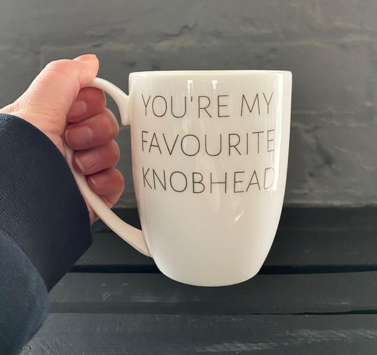 Favourite Knobhead Bone China/Stoneware Mug