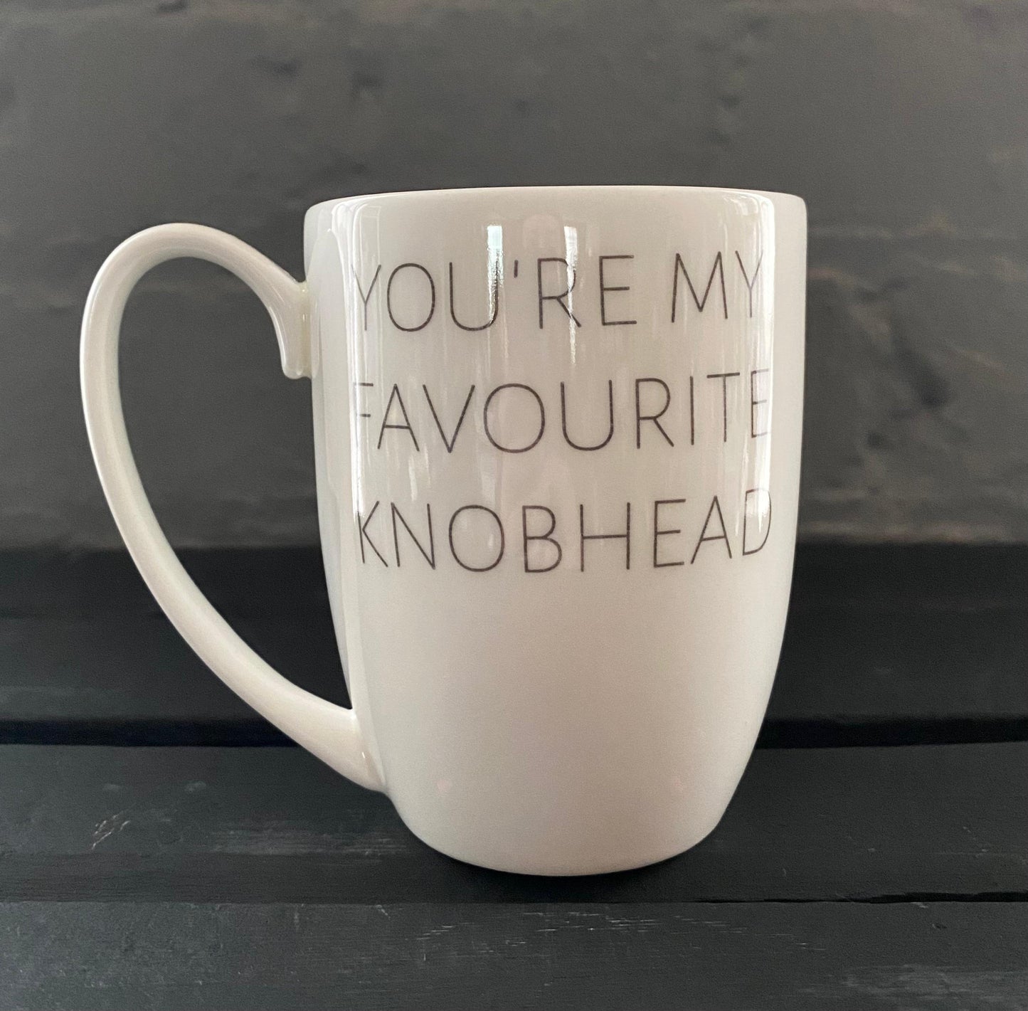 Favourite Knobhead Bone China/Stoneware Mug