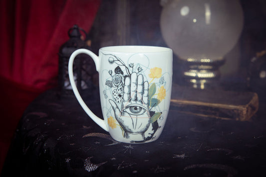 All Seeing Eye Hand Bone China/Stoneware Mug