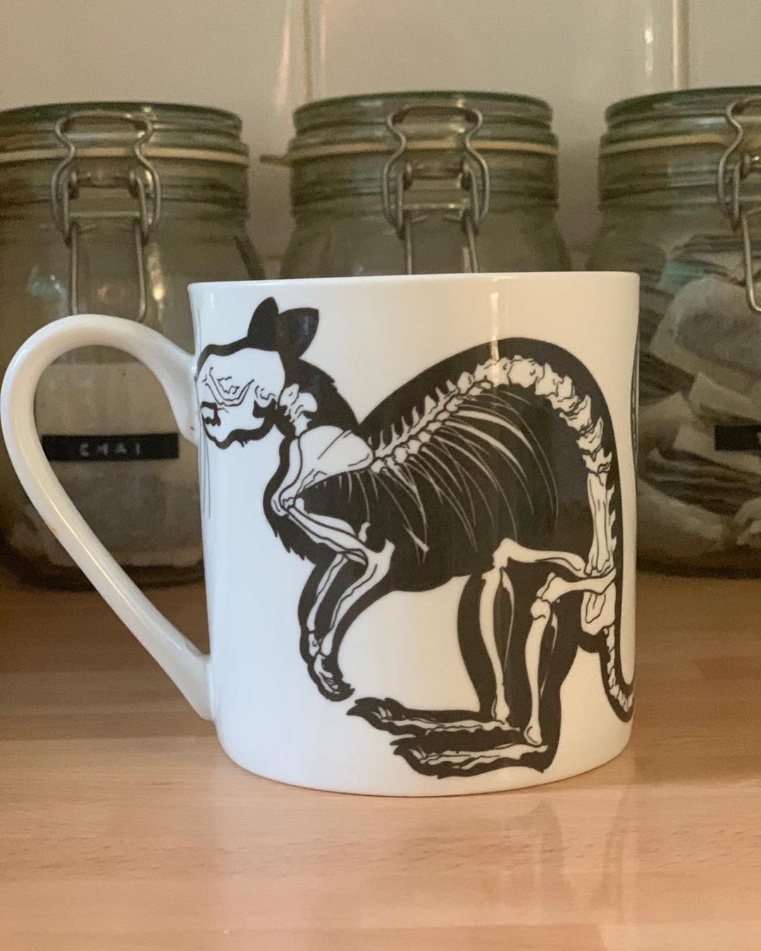 Anatomical Rat Bone China/Stoneware Mug