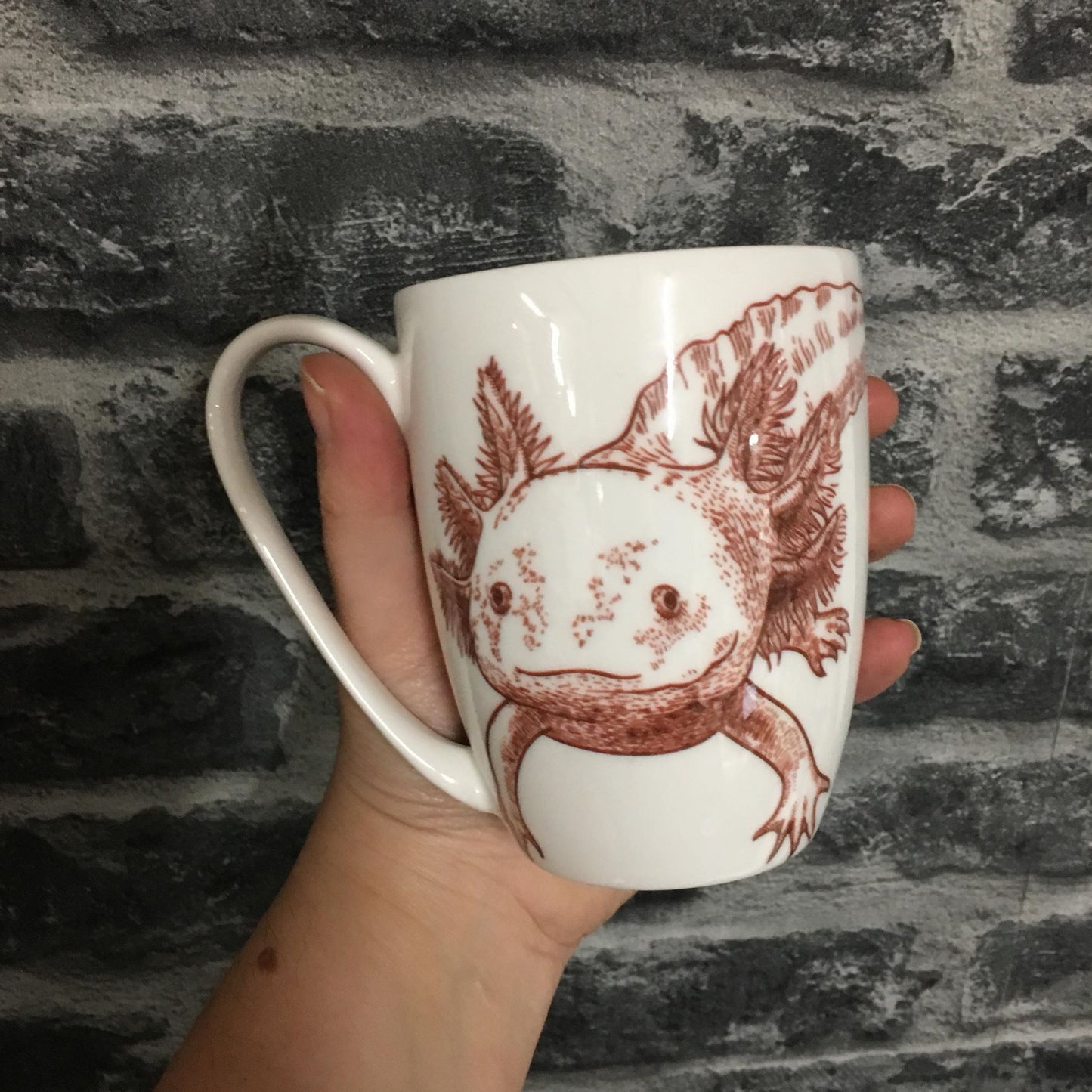 Axolotl Bone China/Stoneware Mug