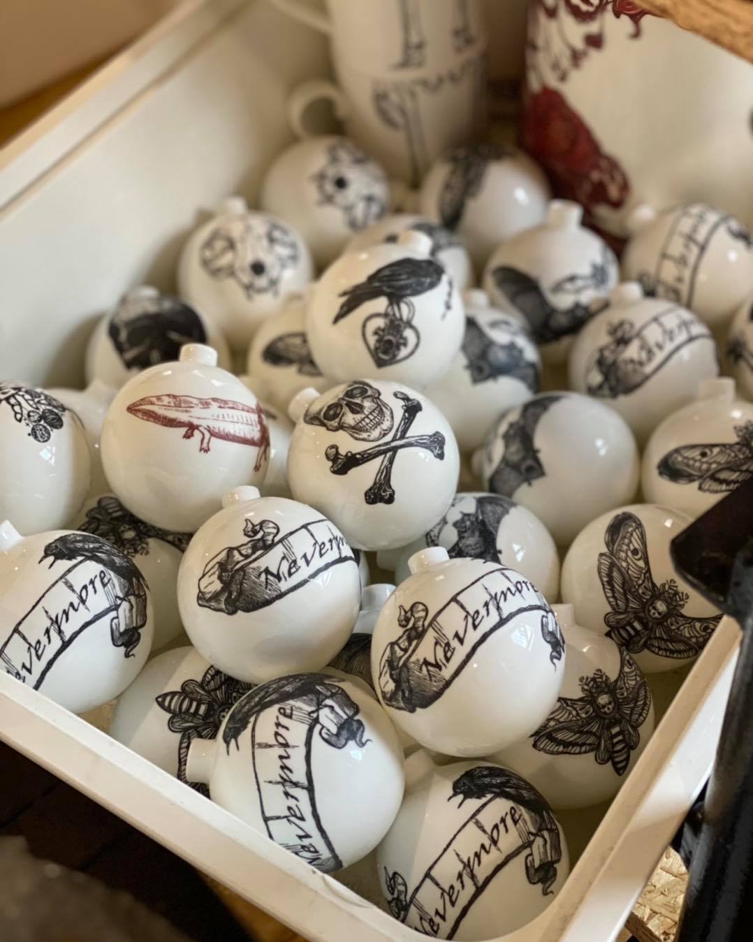 Bone China Baubles