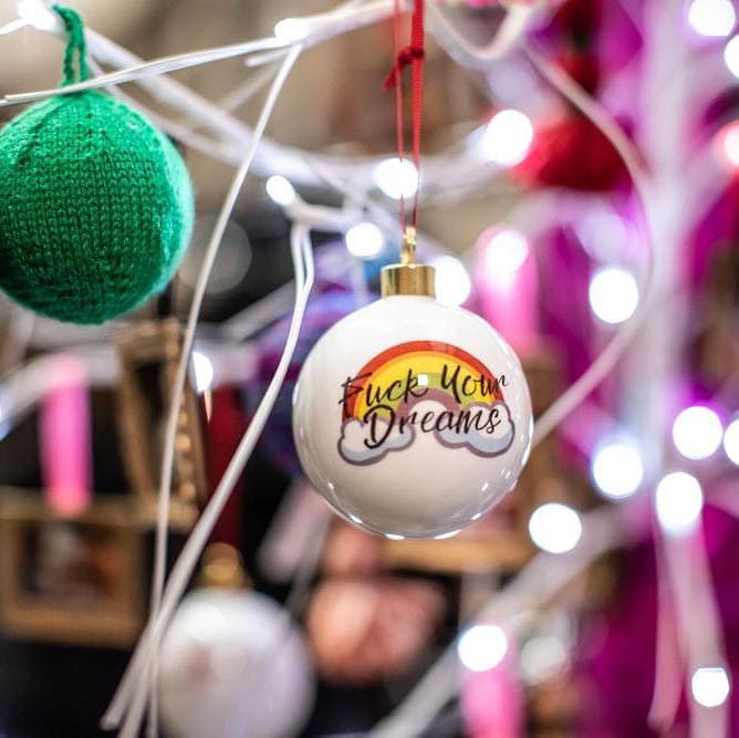 Bone China Baubles