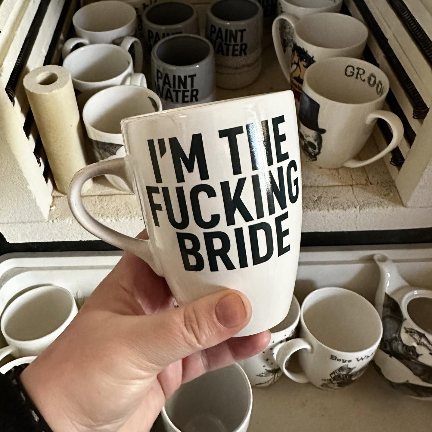 Fucking Bride / Groom Bone China/Stoneware Mug