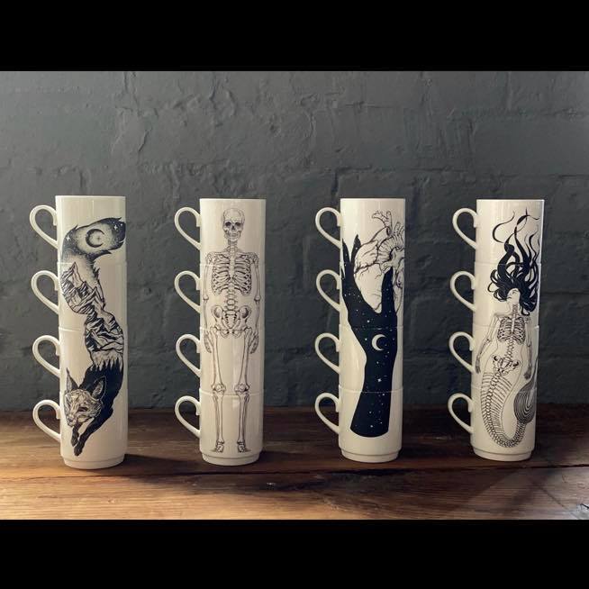 Hold of Your Heart Stacking Mug Set
